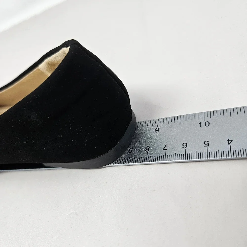 Dream Pairs Flats Shoes Kids Sz 2 Black Faux Nubuck Leather Dressy Casual